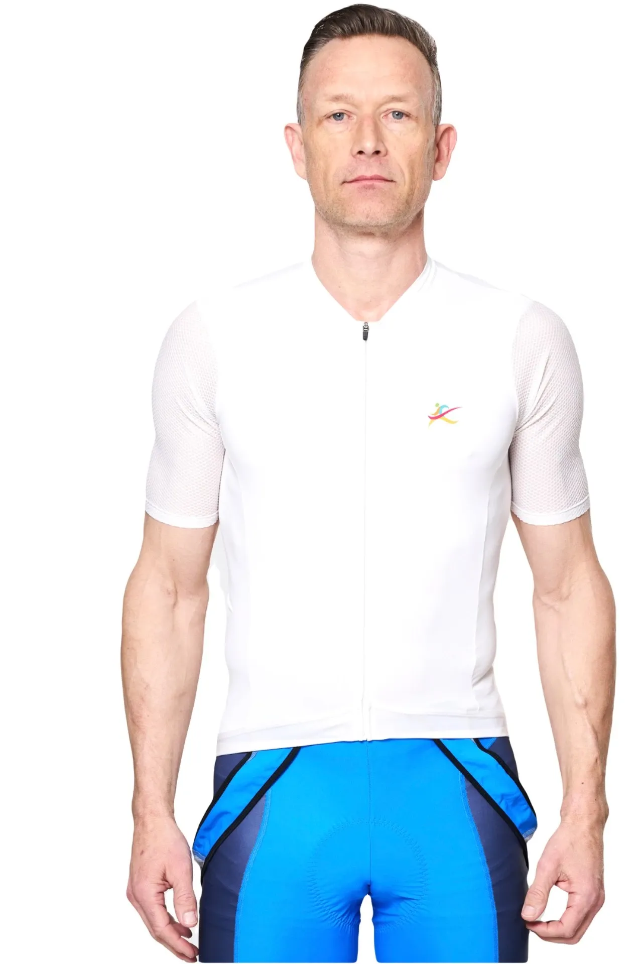 Makisen Cycling Jersey - White